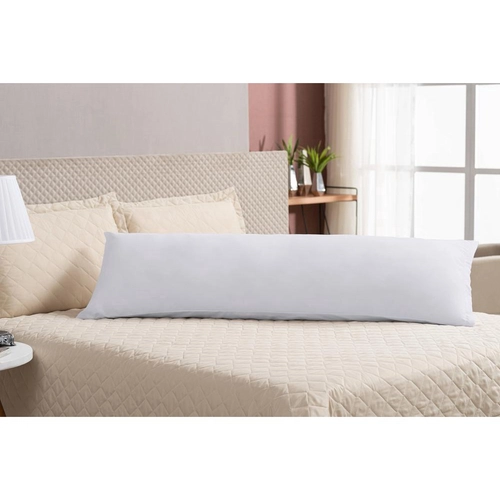 Travesseiro De Corpo 40cmx1,30m Body Pillow Fibra Siliconada - Imagem 3