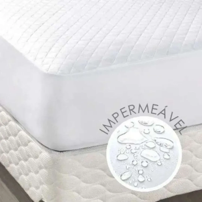 Protetor De Colchão Impermeável King 1,93x2,03x40