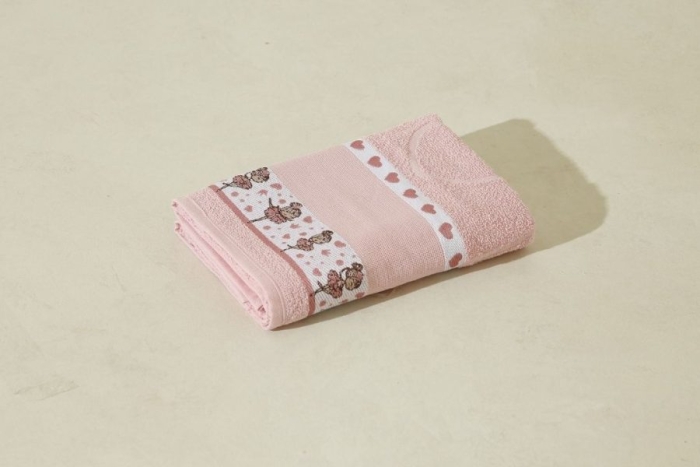 Toalha de Banho Infantil Menina Ballet Jacquard 100% Algodão - Imagem 3