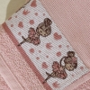 Toalha de Banho Infantil Menina Ballet Jacquard 100% Algodão