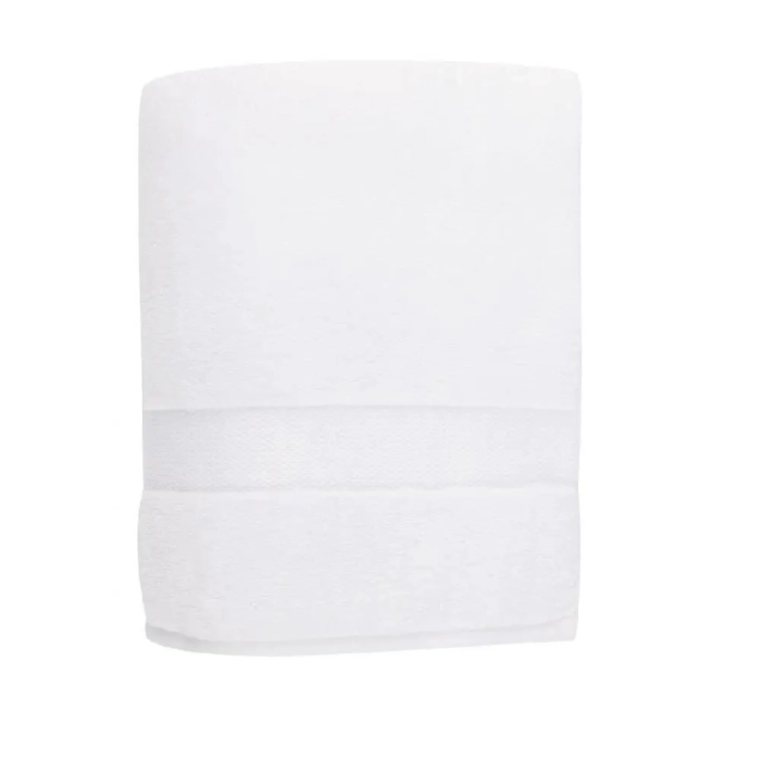 Toalha De Rosto Branca Macia Super Soft Zero Twist - Imagem 4