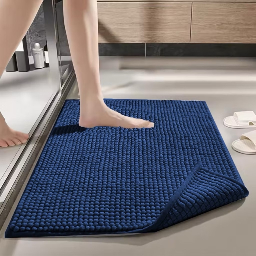 Tapete Avulso Azul PopCorn Antiderrapante 40x60