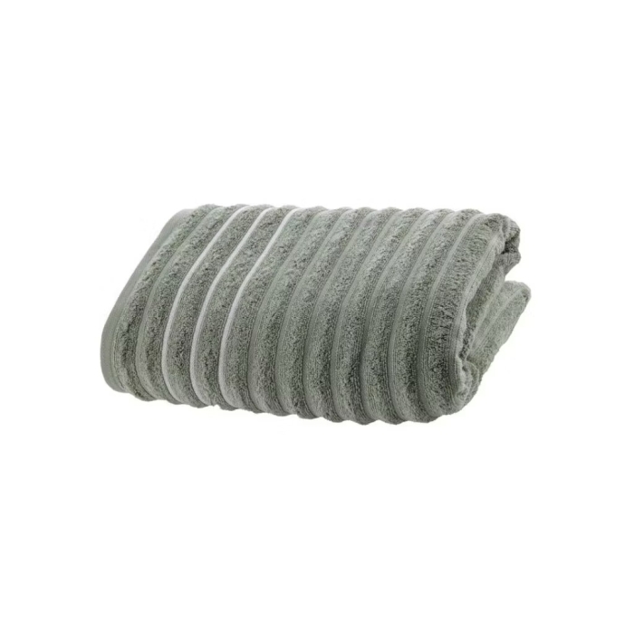 Toalha de Banho Verde Wave Macia 100% Algodão - 70cm x 1,40m