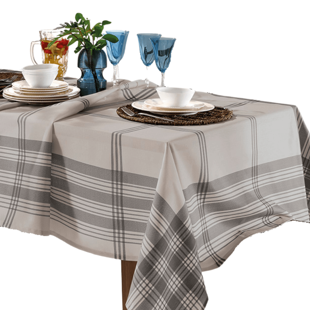 Toalha De Mesa 8 Lugares 1,60x2,70 Dohler Clean Listras - Imagem 4