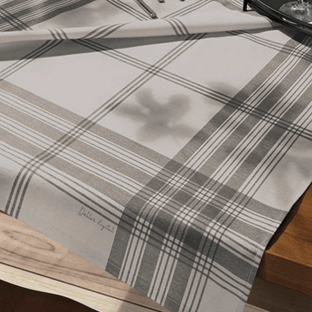 Toalha De Mesa 8 Lugares 1,60x2,70 Dohler Clean Listras - Imagem 3