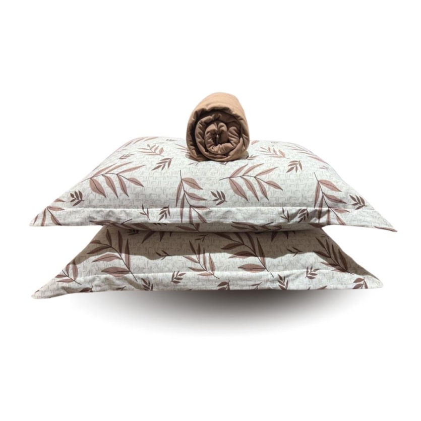 Jogo de Lençol Queen Eucalipto 3 peças Malha